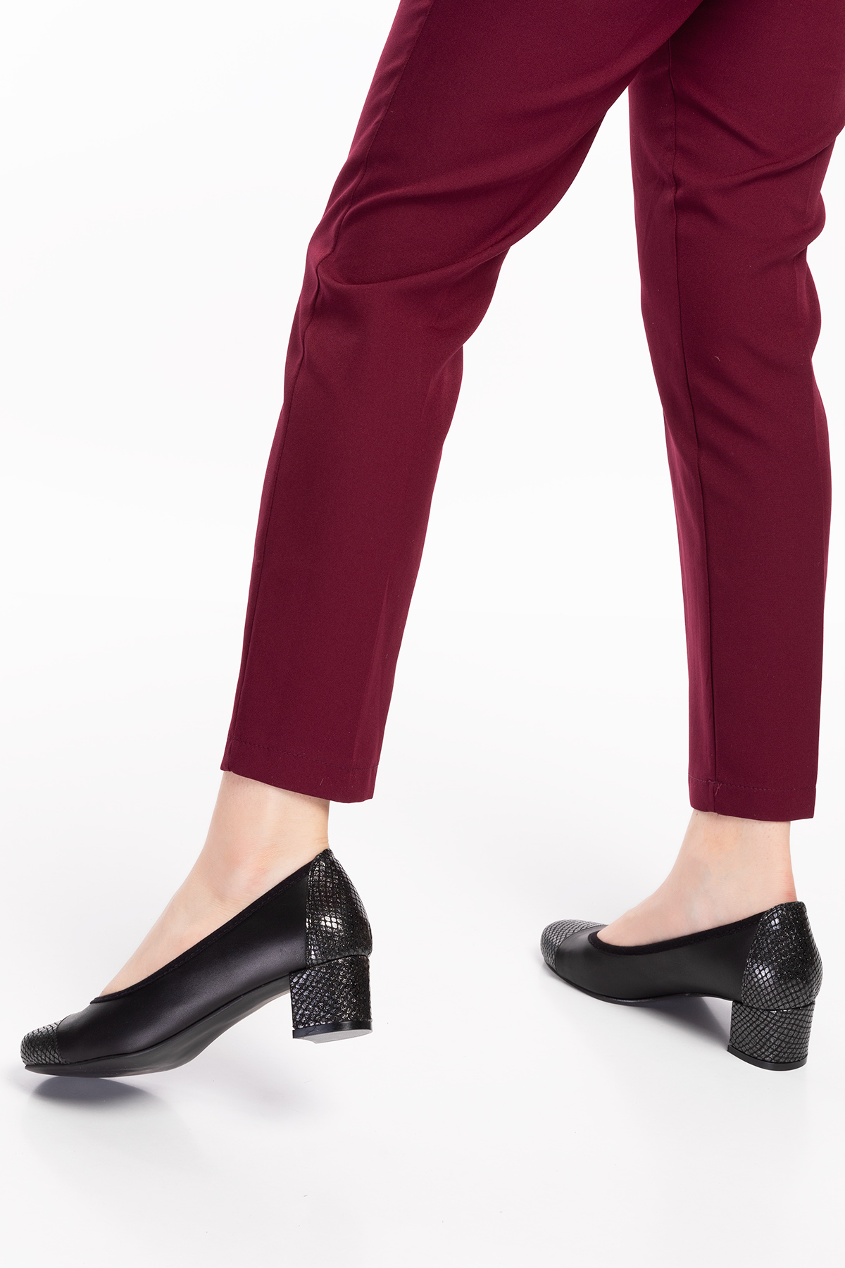 Gondol Kadın Hakiki Deri Rahat Günlük Topuklu Ayakkabı şhn.875 - Görsel 5