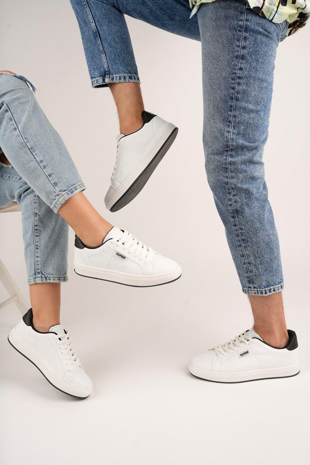 Muggo Harvest Garantili Unisex Bağcıklı Sneaker Spor Ayakkabı - Görsel 2