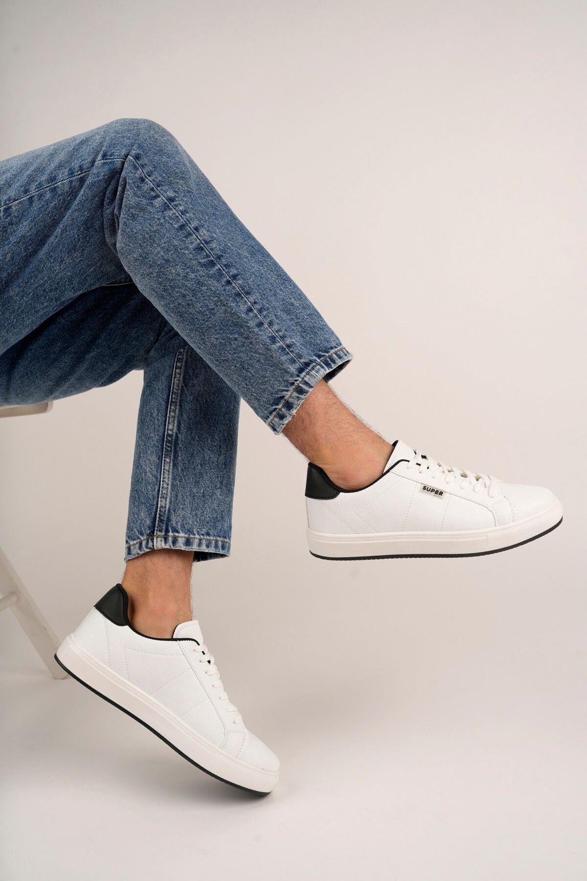 Muggo Harvest Garantili Unisex Bağcıklı Sneaker Spor Ayakkabı - Görsel 5