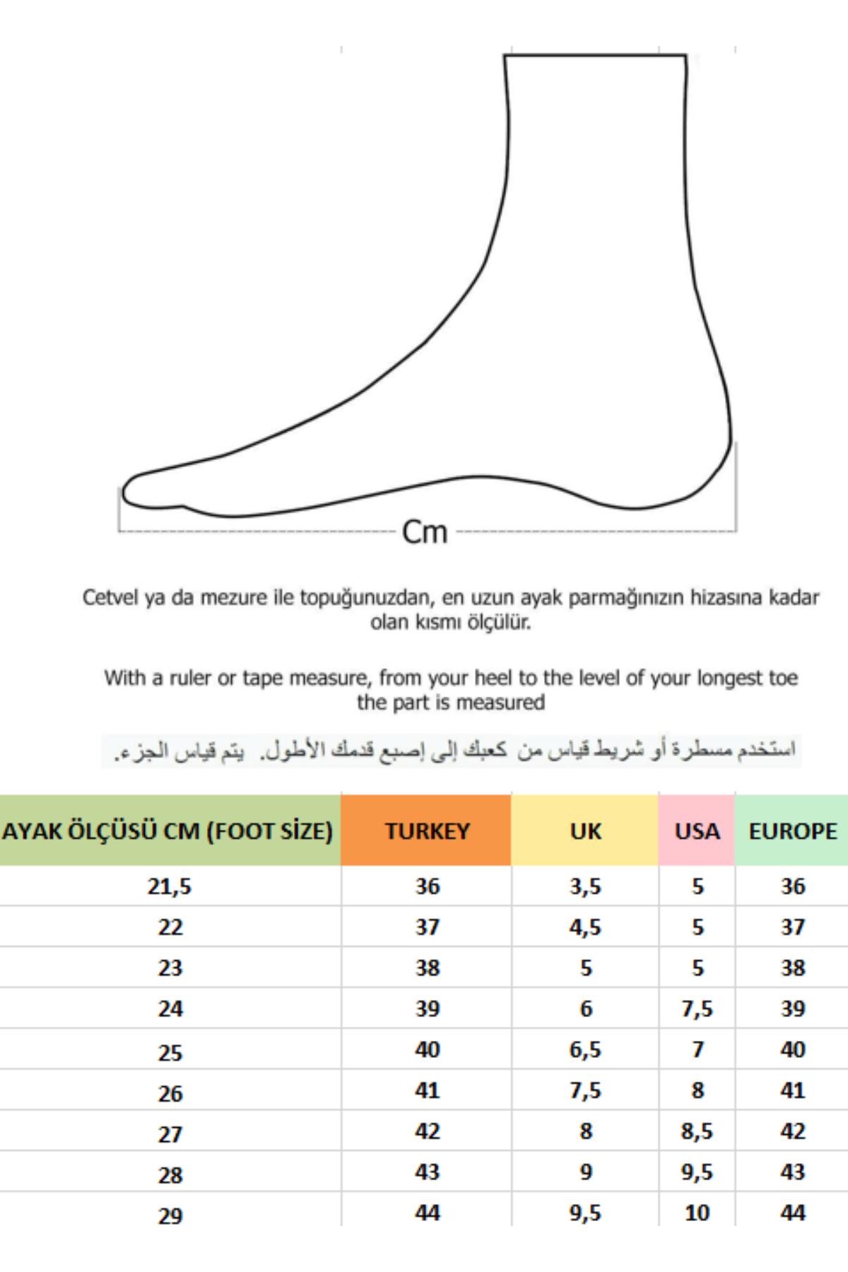 Muggo Harvest Garantili Unisex Bağcıklı Sneaker Spor Ayakkabı - Görsel 6