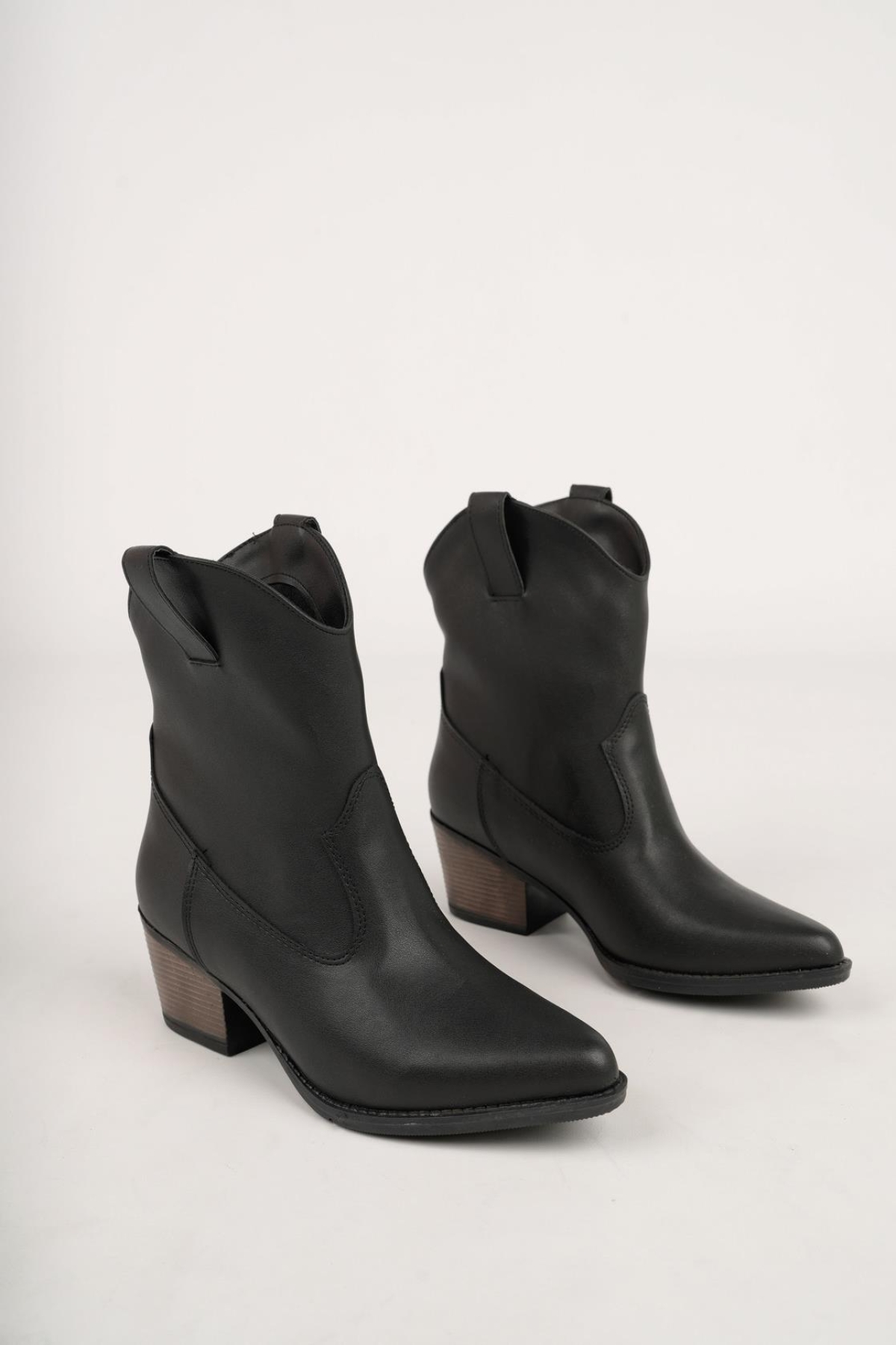 Cowboy Garantili Kadın Şık Tarz ve Rahat Kışlık Topuklu Bot - Görsel 6