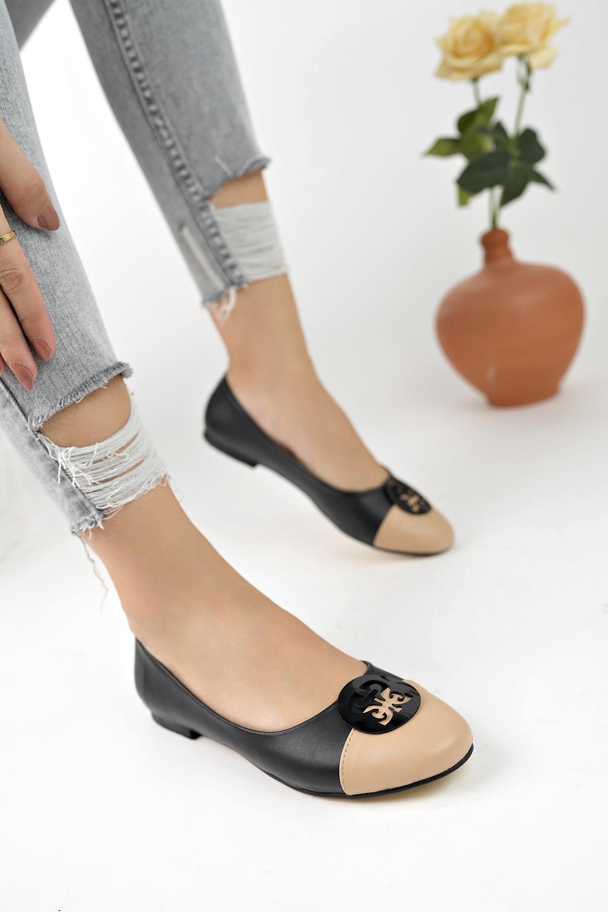 VARGAS Garantili Günlük Ortopedik Şık Tarz ve Rahat Kadın Tokalı Babet - Görsel 5