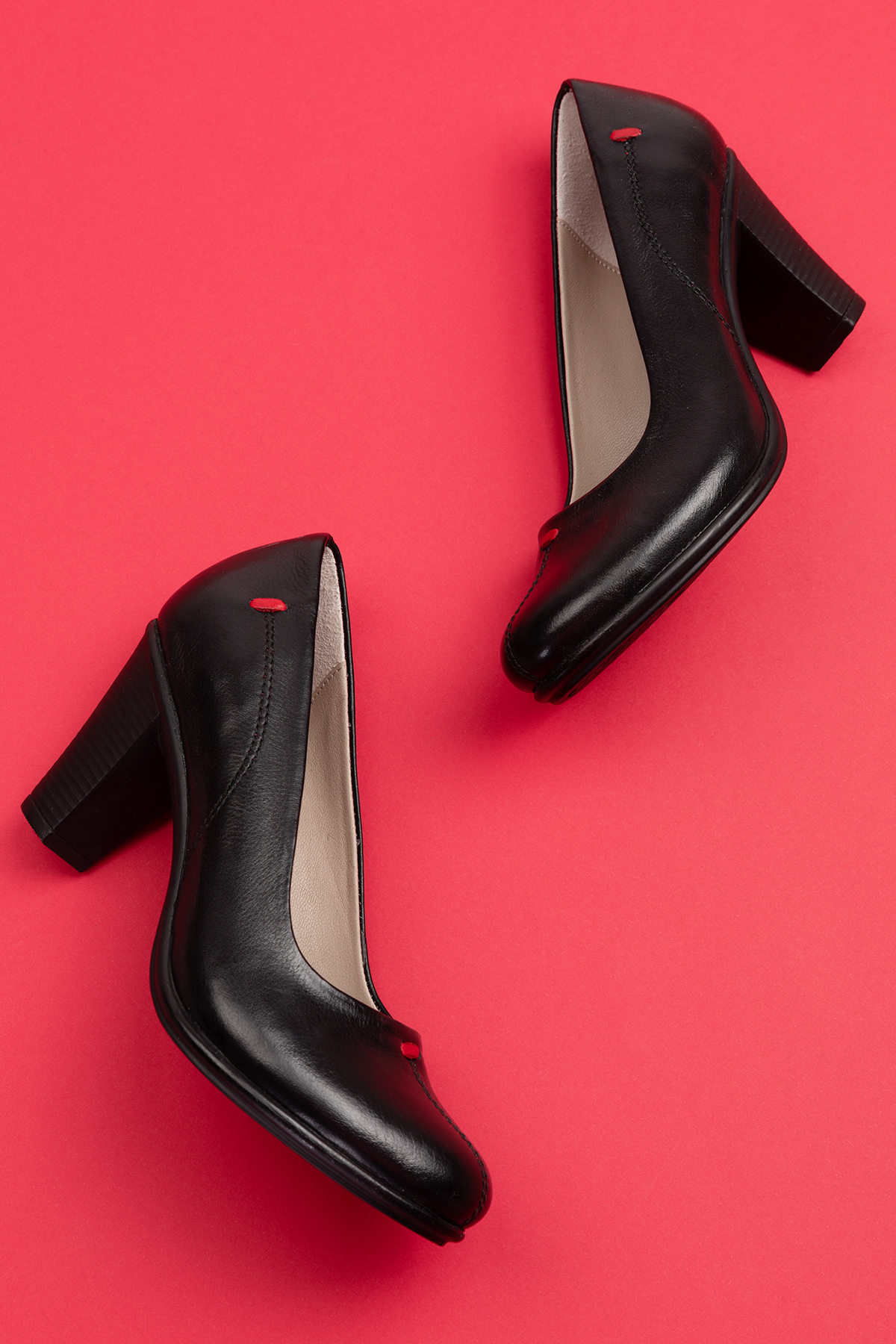 Gondol Kadın Hakiki Deri Klasik Topuklu Ayakkabı vdt.660 - Görsel 9