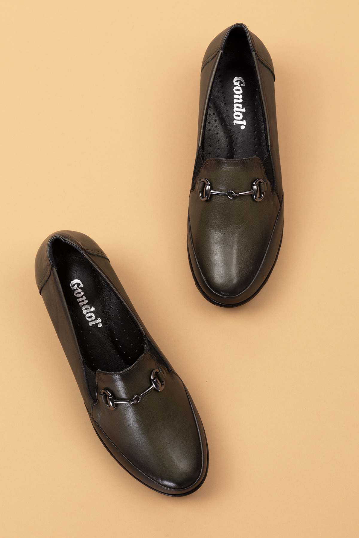 Gondol Kadın Hakiki Deri Anatomik Taban Tokalı Casual Ayakkabı pyt.6210 - Görsel 3