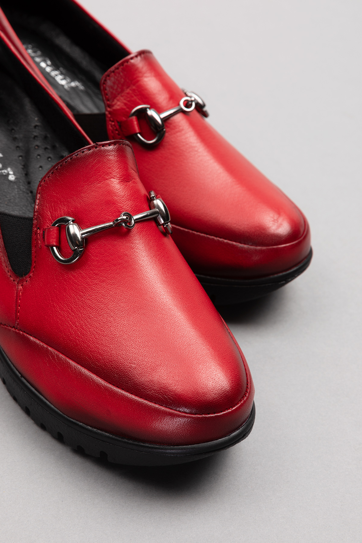 Gondol Kadın Hakiki Deri Anatomik Taban Tokalı Casual Ayakkabı pyt.6210 - Görsel 5