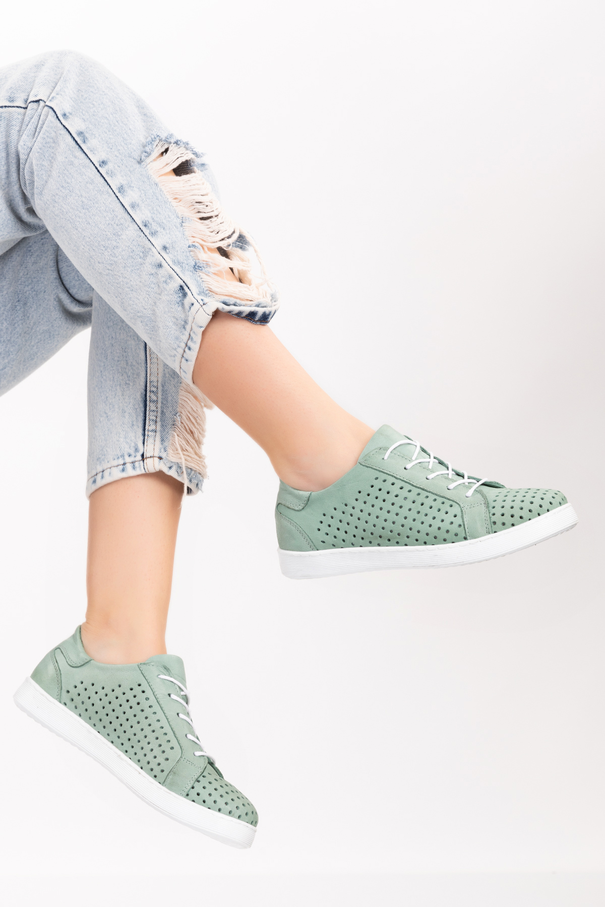 Gondol Kadın Hakiki Deri Günlük Rahat Ayakkabı gnd.108 - Görsel 3