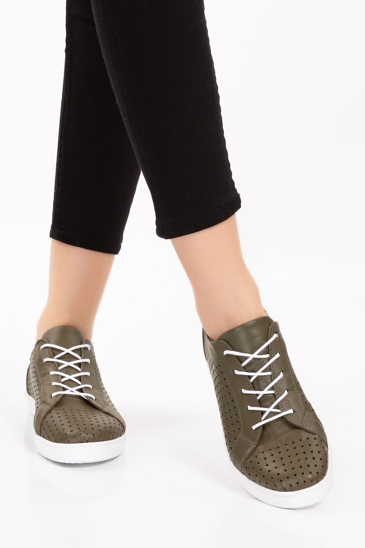 Gondol Kadın Hakiki Deri Günlük Rahat Ayakkabı gnd.108 - Görsel 3