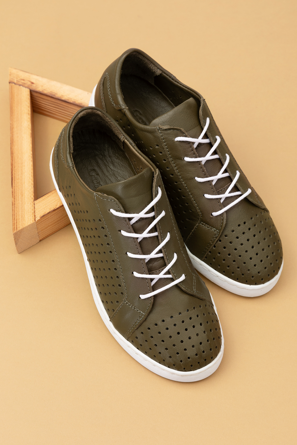 Gondol Kadın Hakiki Deri Günlük Rahat Ayakkabı gnd.108 - Görsel 4