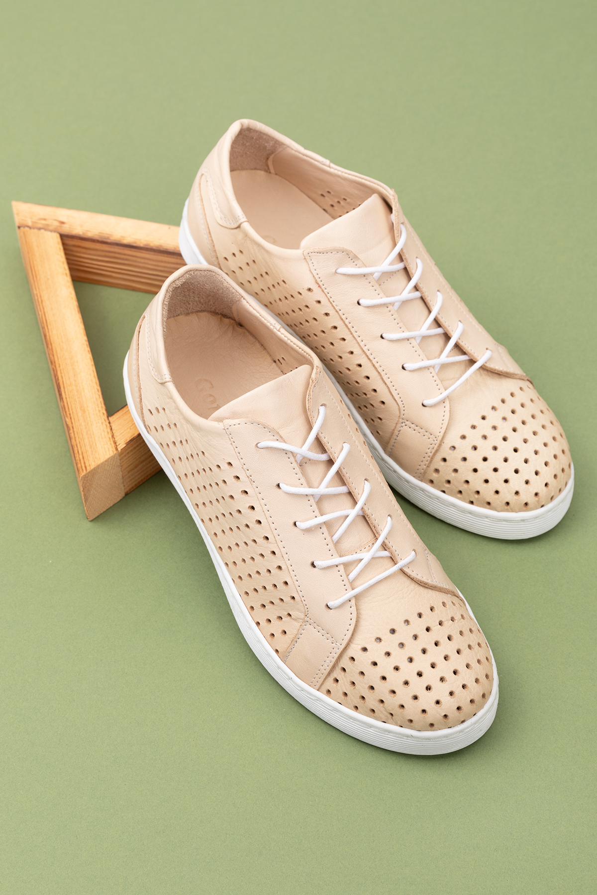 Gondol Kadın Hakiki Deri Günlük Rahat Ayakkabı gnd.108 - Görsel 9