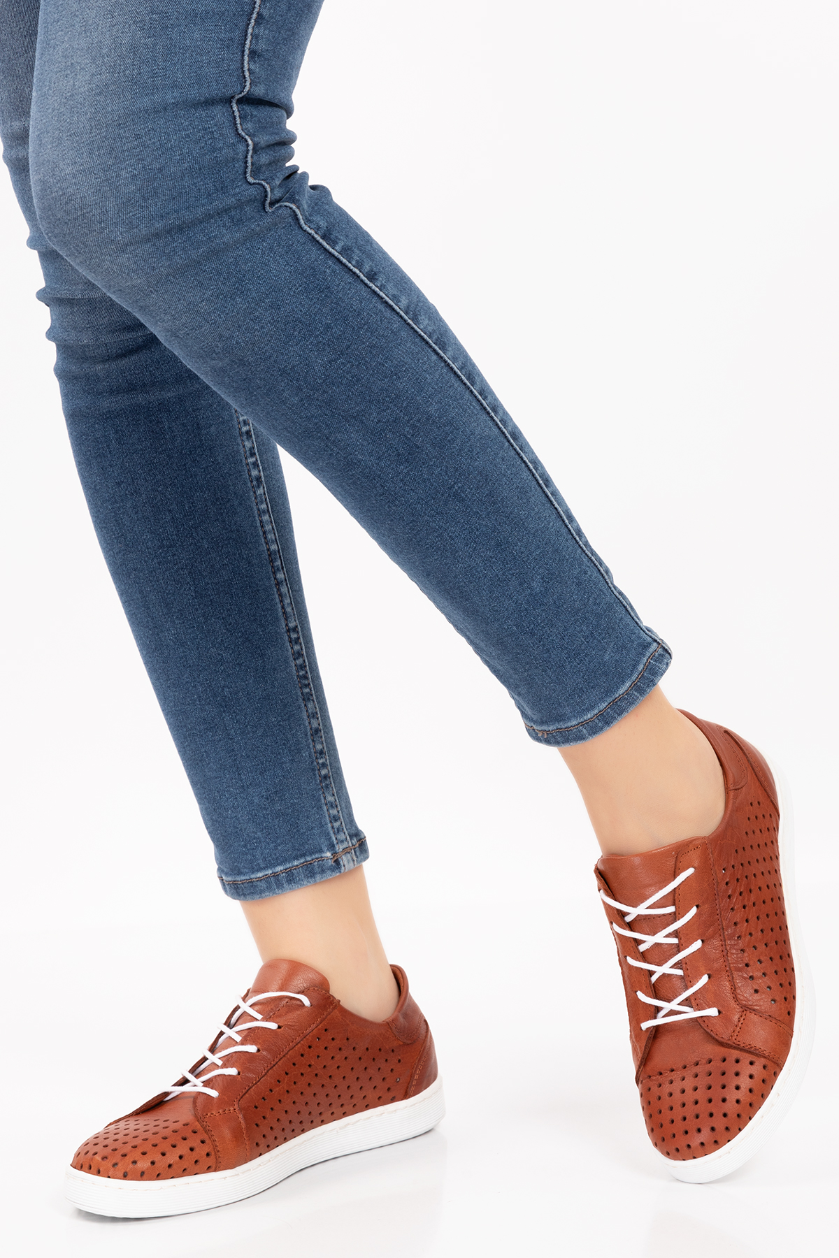 Gondol Kadın Hakiki Deri Günlük Rahat Ayakkabı gnd.108 - Görsel 6