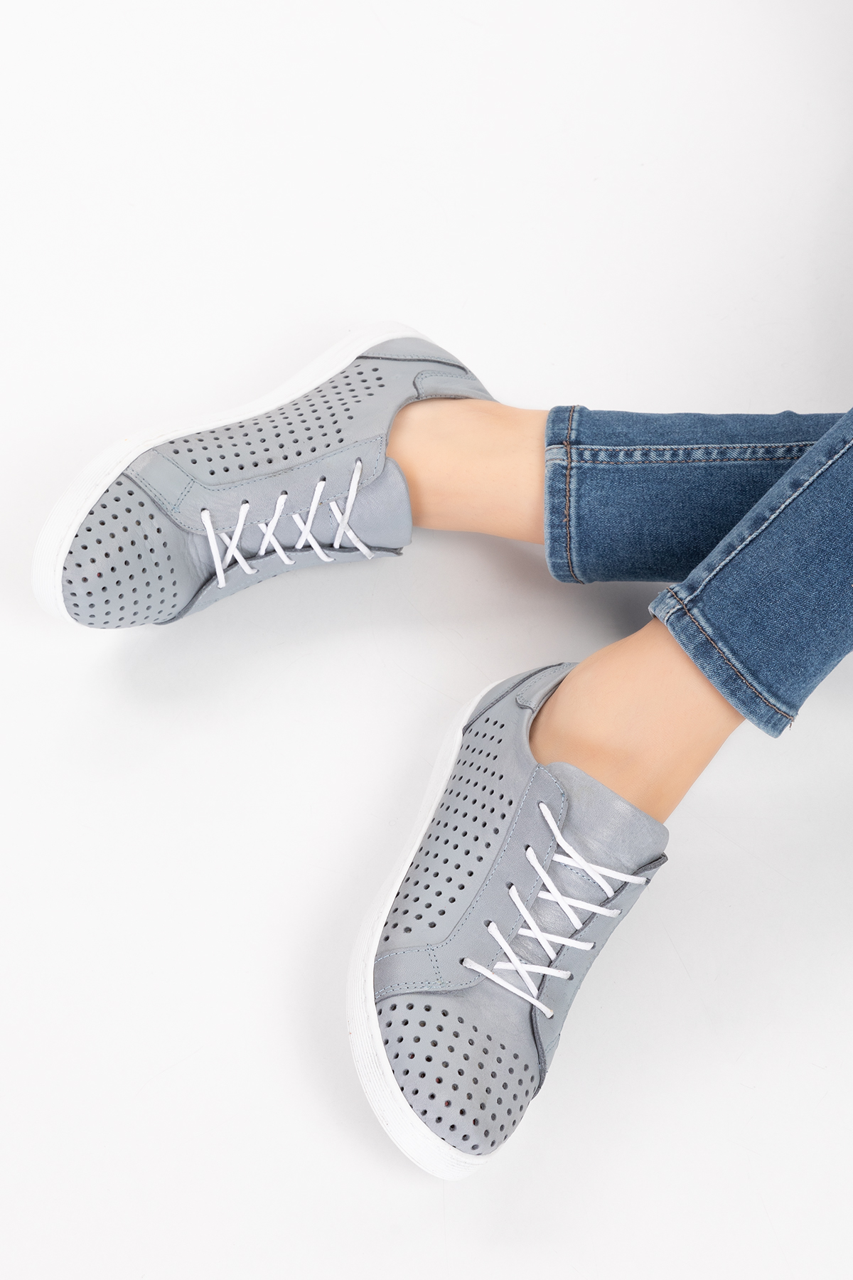 Gondol Kadın Hakiki Deri Günlük Rahat Ayakkabı gnd.108 - Görsel 2