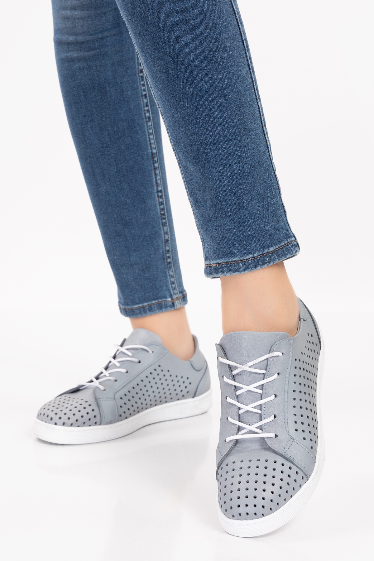 Gondol Kadın Hakiki Deri Günlük Rahat Ayakkabı gnd.108 - Görsel 6