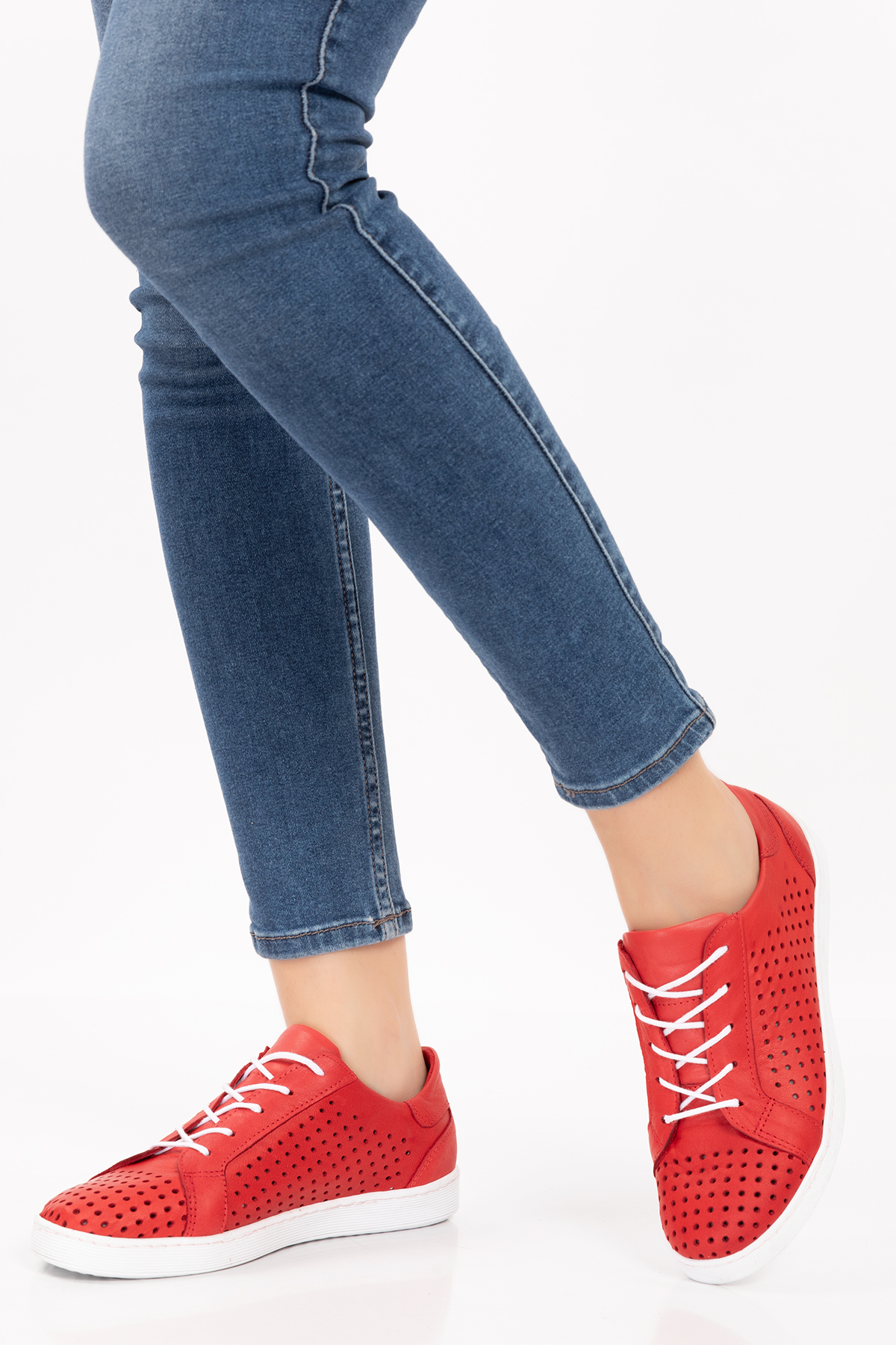 Gondol Kadın Hakiki Deri Günlük Rahat Ayakkabı gnd.108 - Görsel 2