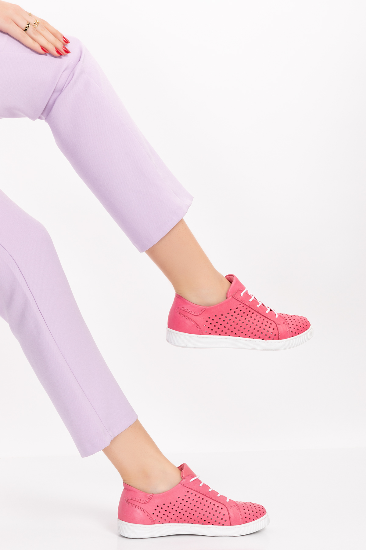 Gondol Kadın Hakiki Deri Günlük Rahat Ayakkabı gnd.108 - Görsel 2