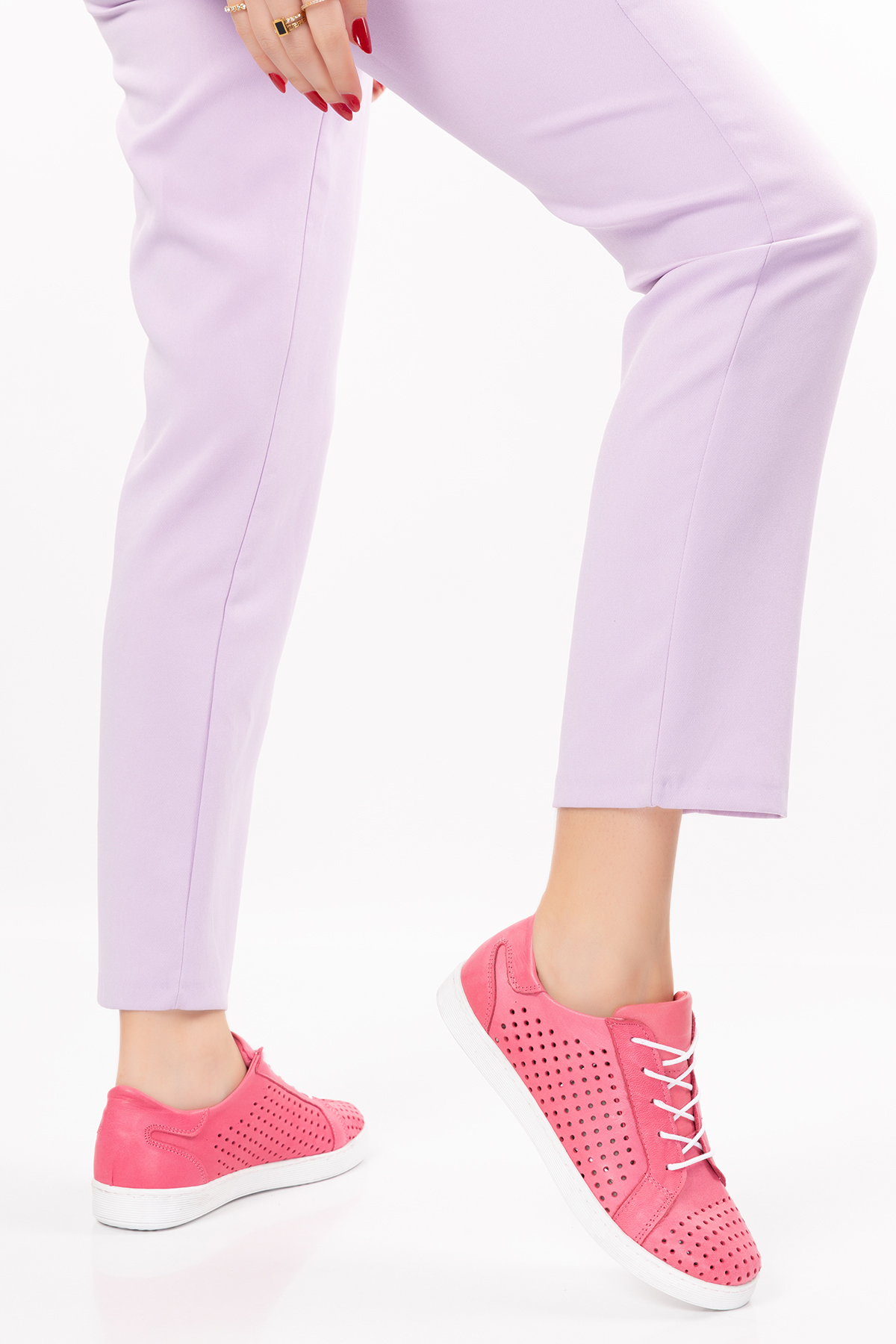 Gondol Kadın Hakiki Deri Günlük Rahat Ayakkabı gnd.108 - Görsel 5