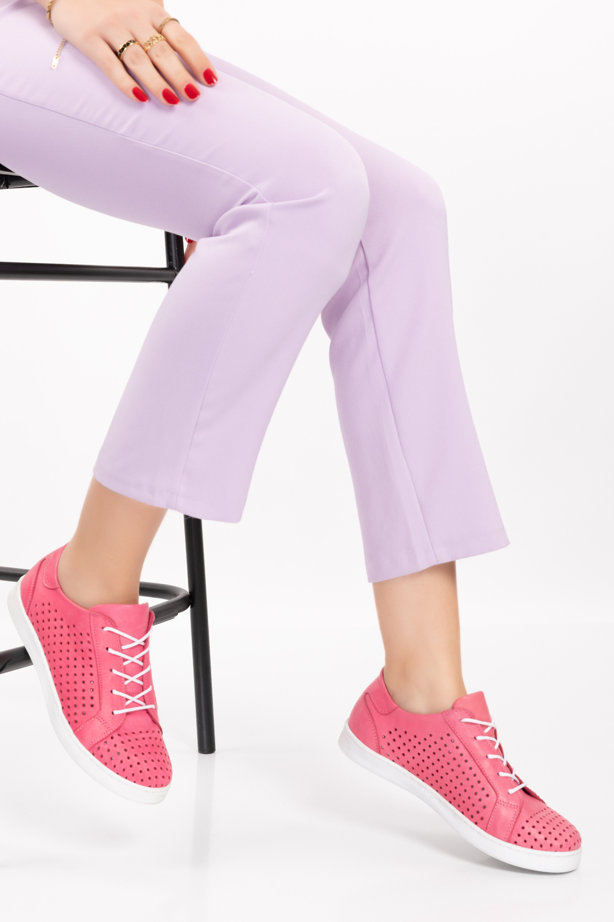 Gondol Kadın Hakiki Deri Günlük Rahat Ayakkabı gnd.108 - Görsel 7