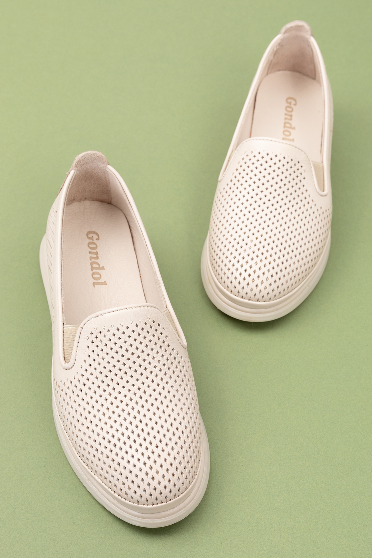 Gondol Hakiki Deri Günlük Rahat Yazlık Ayakkabı yt.112 - Görsel 6