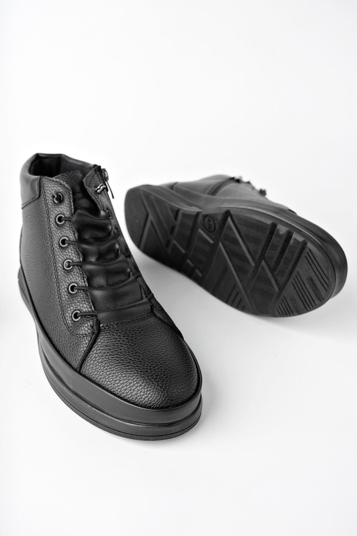 M0226 Garantili Erkek Kışlık Bağcıklı Fermuarlı Bot - Görsel 6