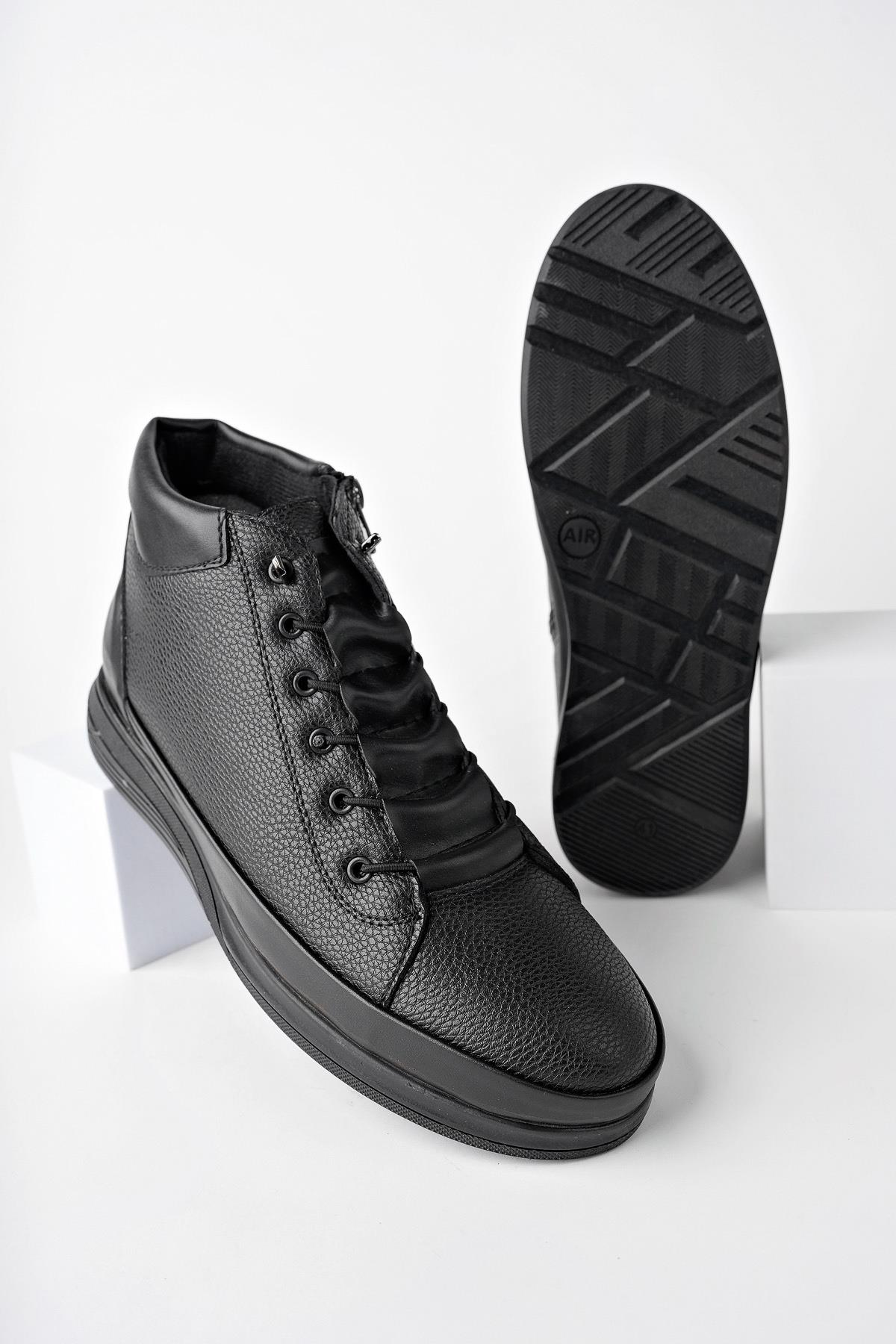 M0226 Garantili Erkek Kışlık Bağcıklı Fermuarlı Bot - Görsel 7