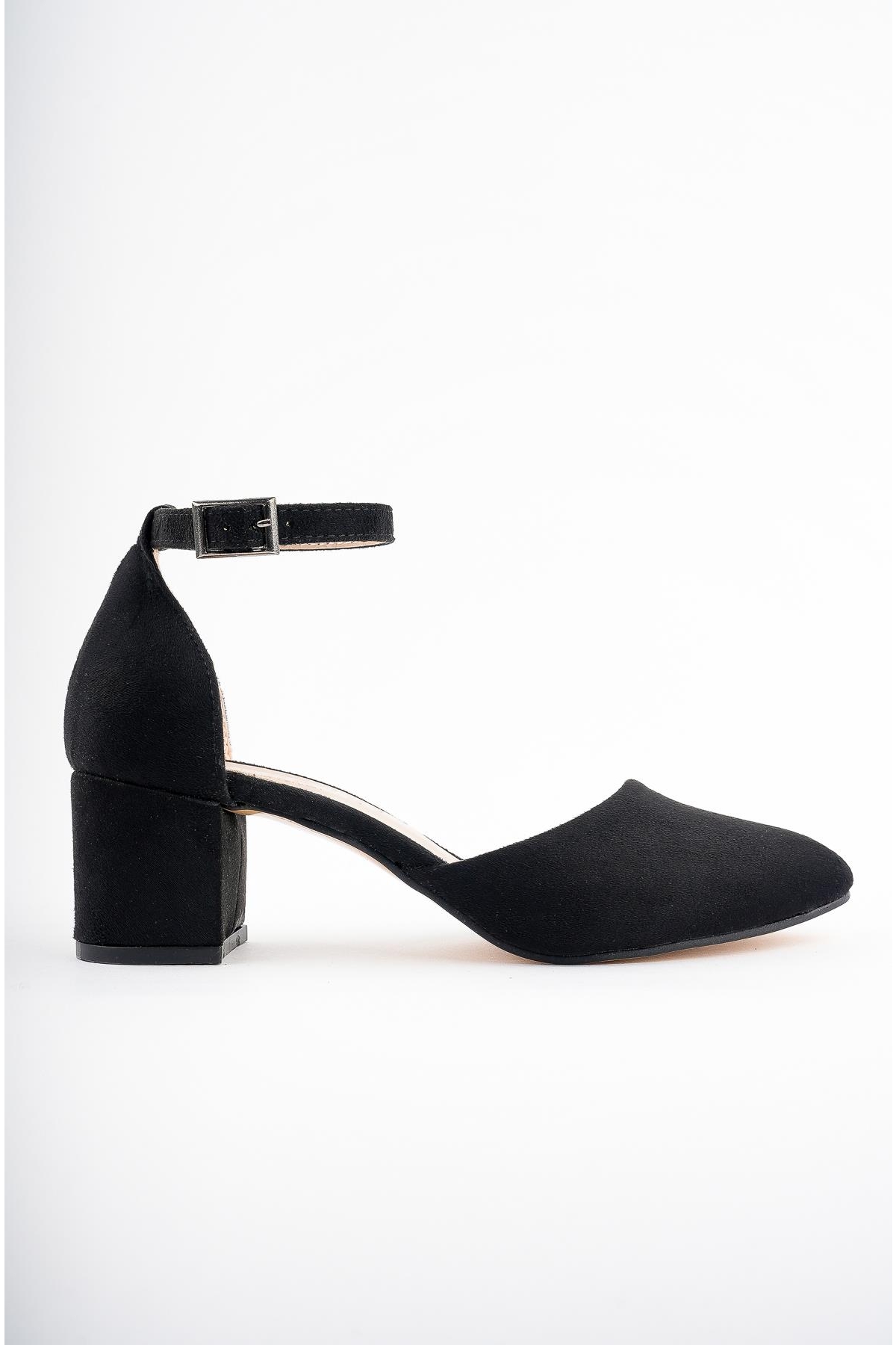 W0708 Garantili Kadın Klasik Günlük Tarz Şık ve Rahat Topuklu Ayakkabı - Görsel 2