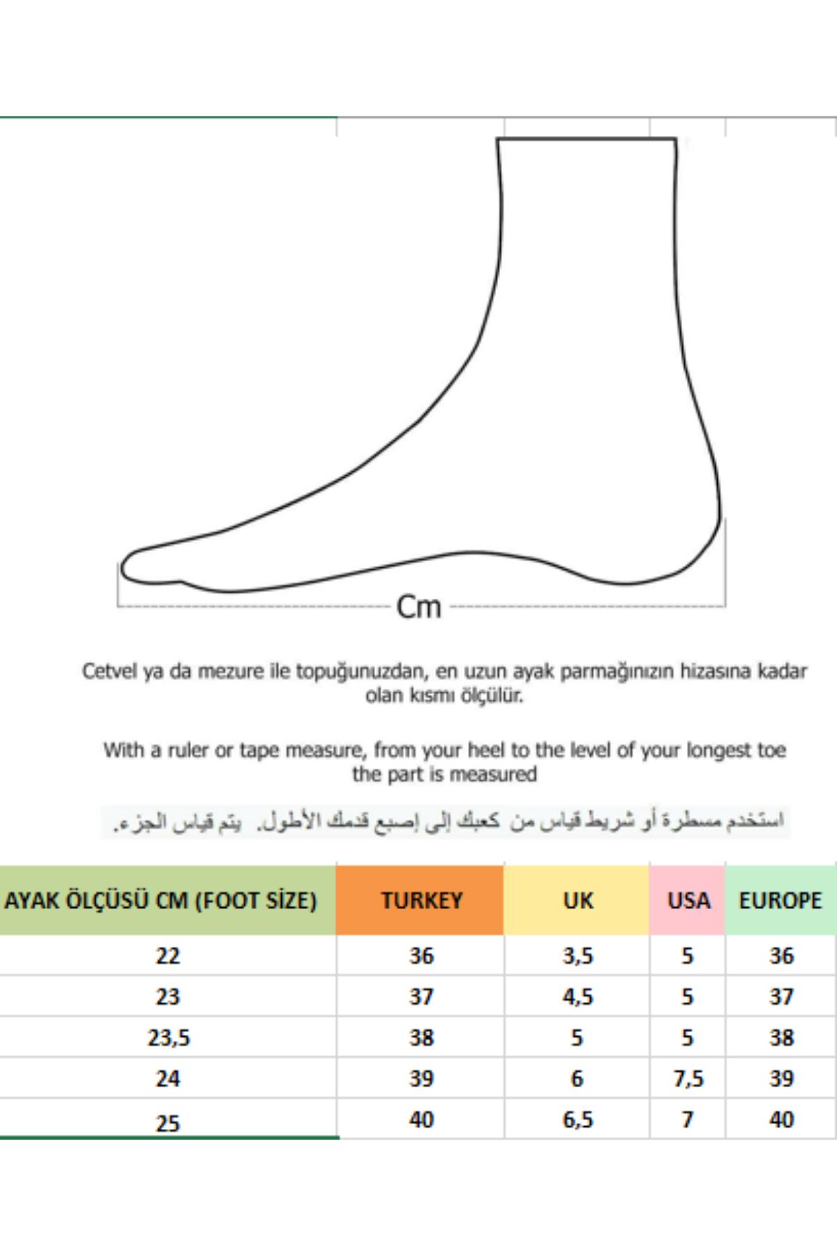 GRİSELDA Garantili Küt Burunlu Arkası Açık Tokalı Taşlı Kadın Topuklu Ayakkabı - Görsel 5