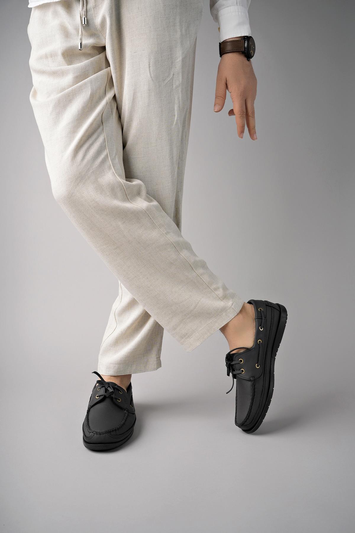 Sidro Garantili Hakiki Deri Erkek Günlük Klasik Casual Ayakkabı - Görsel 2