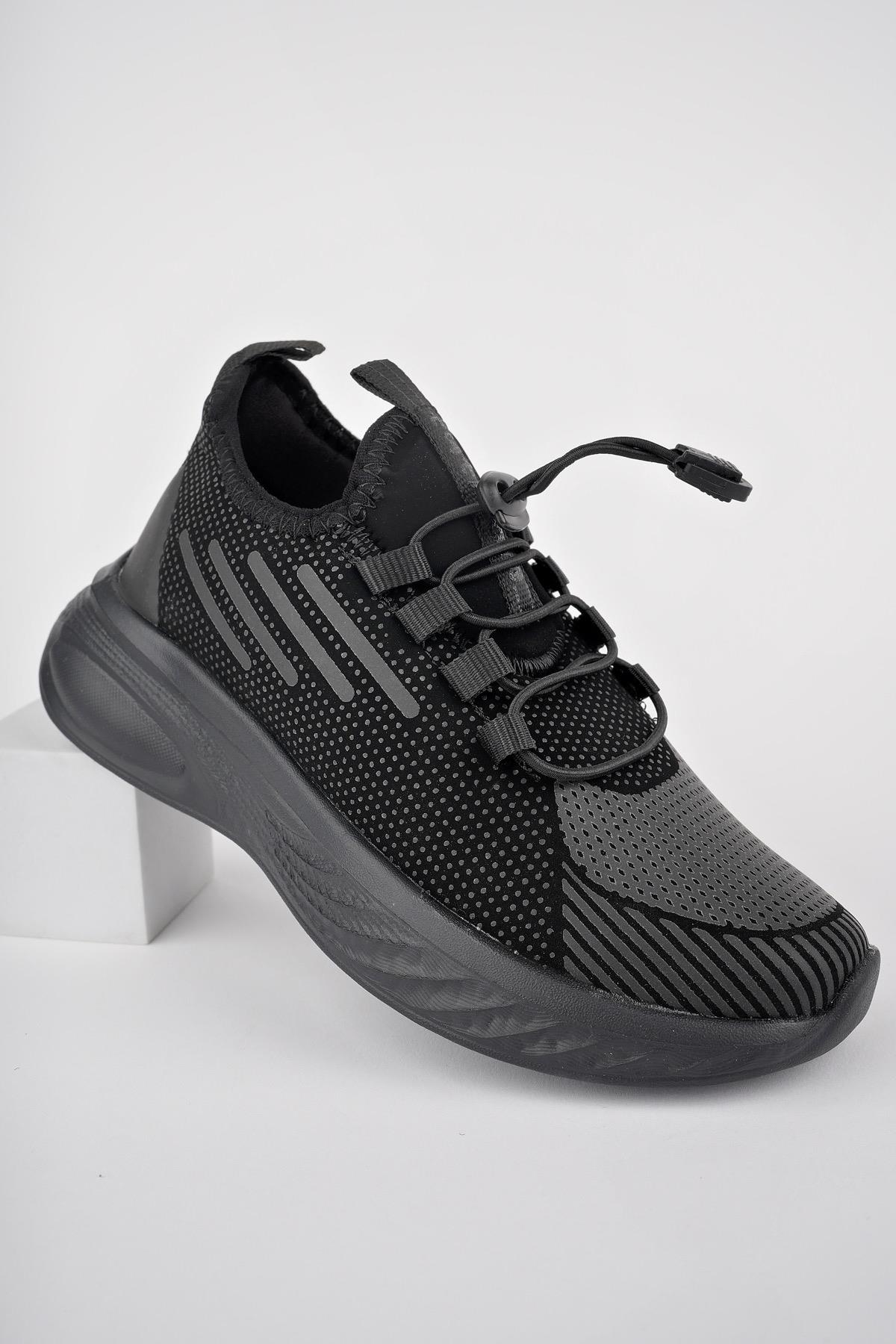 LUPİN Garantili Günlük Unisex Çocuk Bağcıklı Rahat Sneaker Spor Ayakkabı - Görsel 5