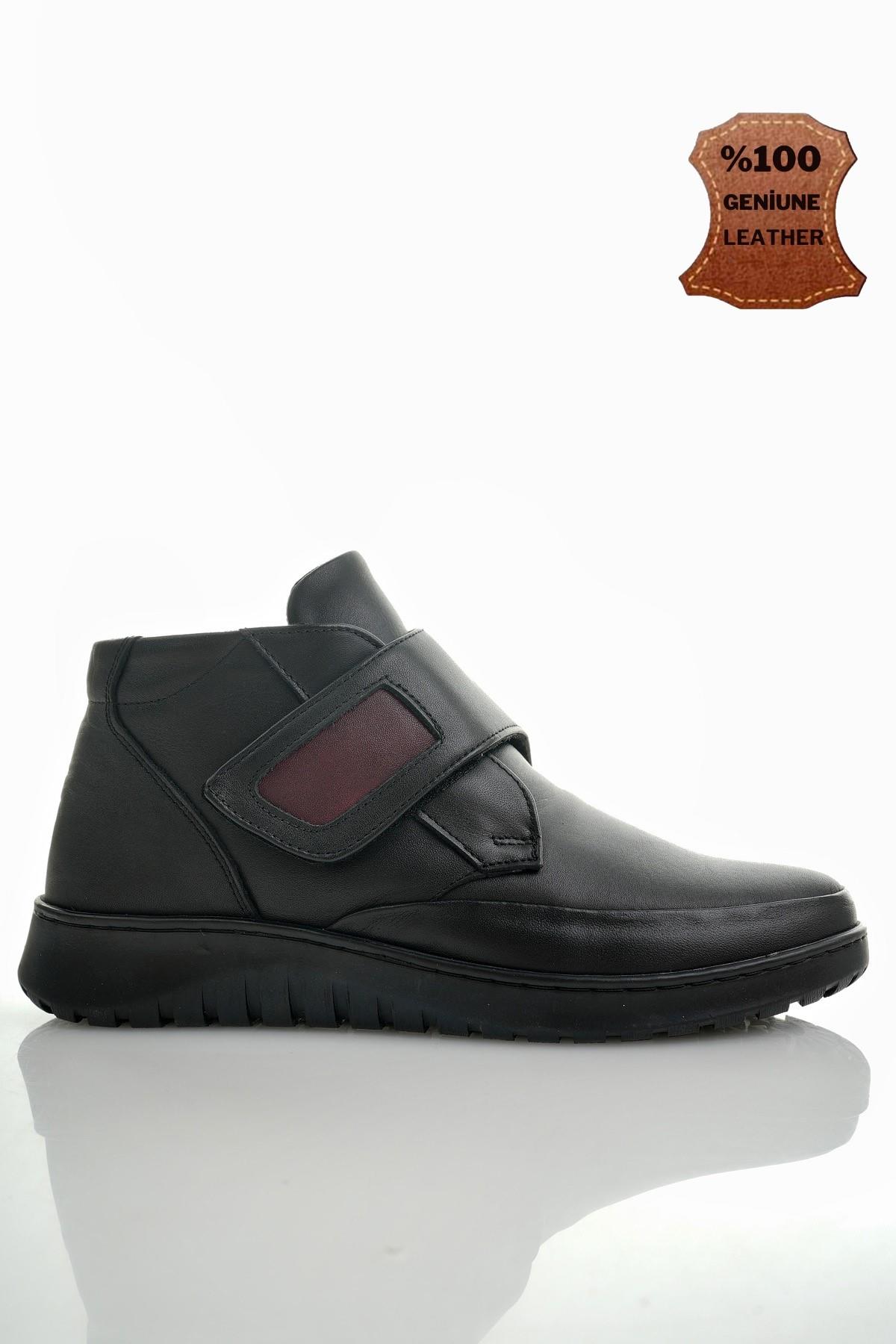 MEDİCALLY Garantili Ortopedik Taban Topuk Dikeni Hakiki Deri Kadın Bot - Görsel 5