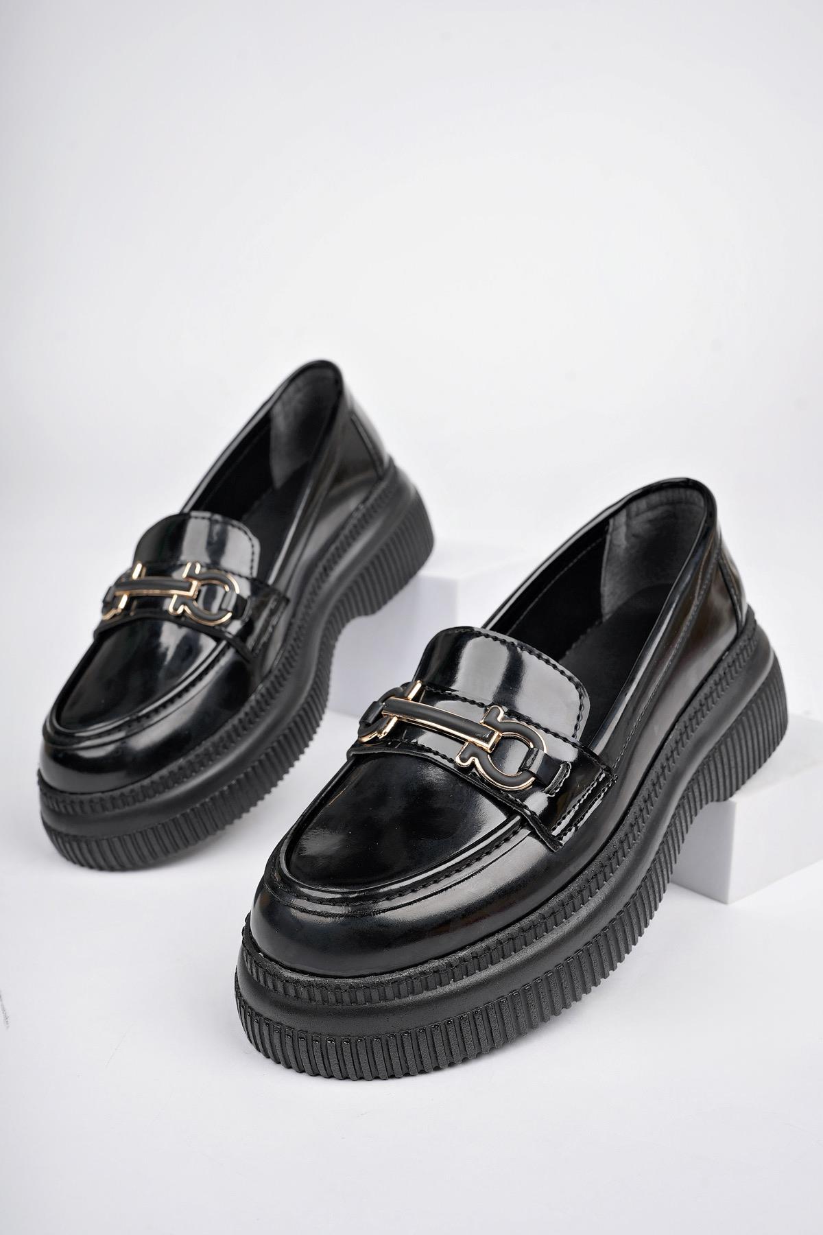 PEGULA Garantili Kadın Loafer Kalın Taban Günlük Casual Rahat Ayakkabı - Görsel 6