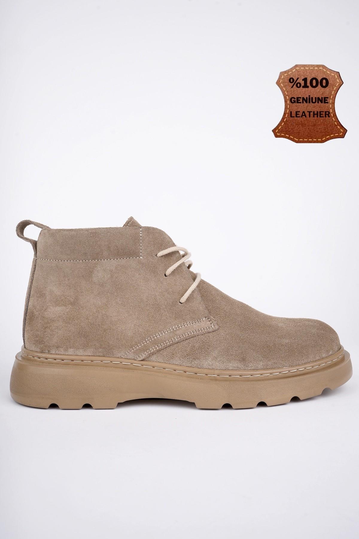 HENRY Garantili Bağcıklı Hakiki Deri Rahat Taban Erkek Chelsea Bot - Görsel 2