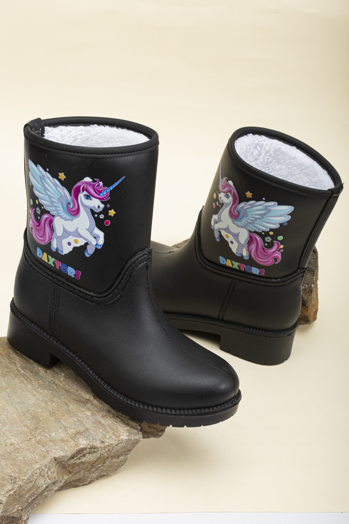 Garantili Prenses Su Ve Soğuk Geçirmez Kız Çocuk Kar Botu Ve Çizme - Görsel 4