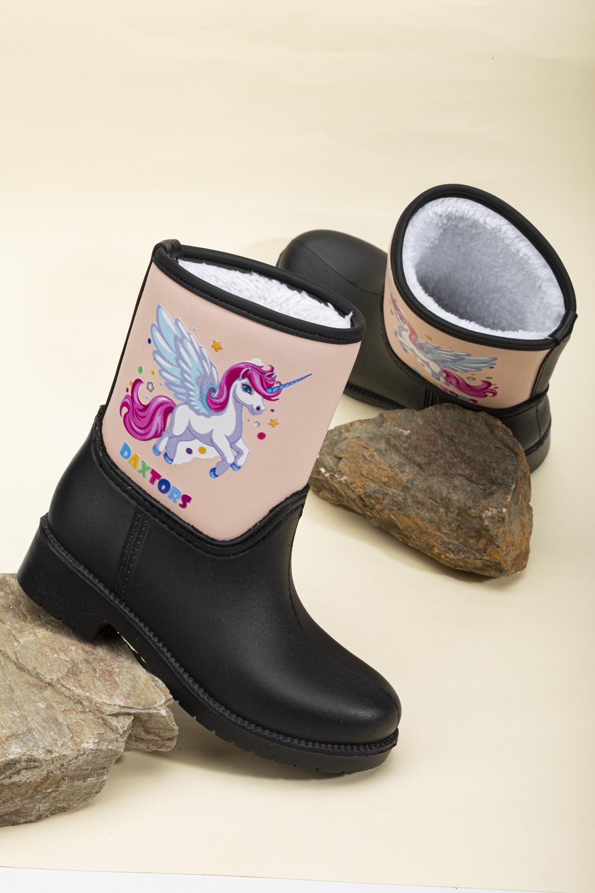 Garantili Prenses Su Ve Soğuk Geçirmez Kız Çocuk Kar Botu Ve Çizme - Görsel 2