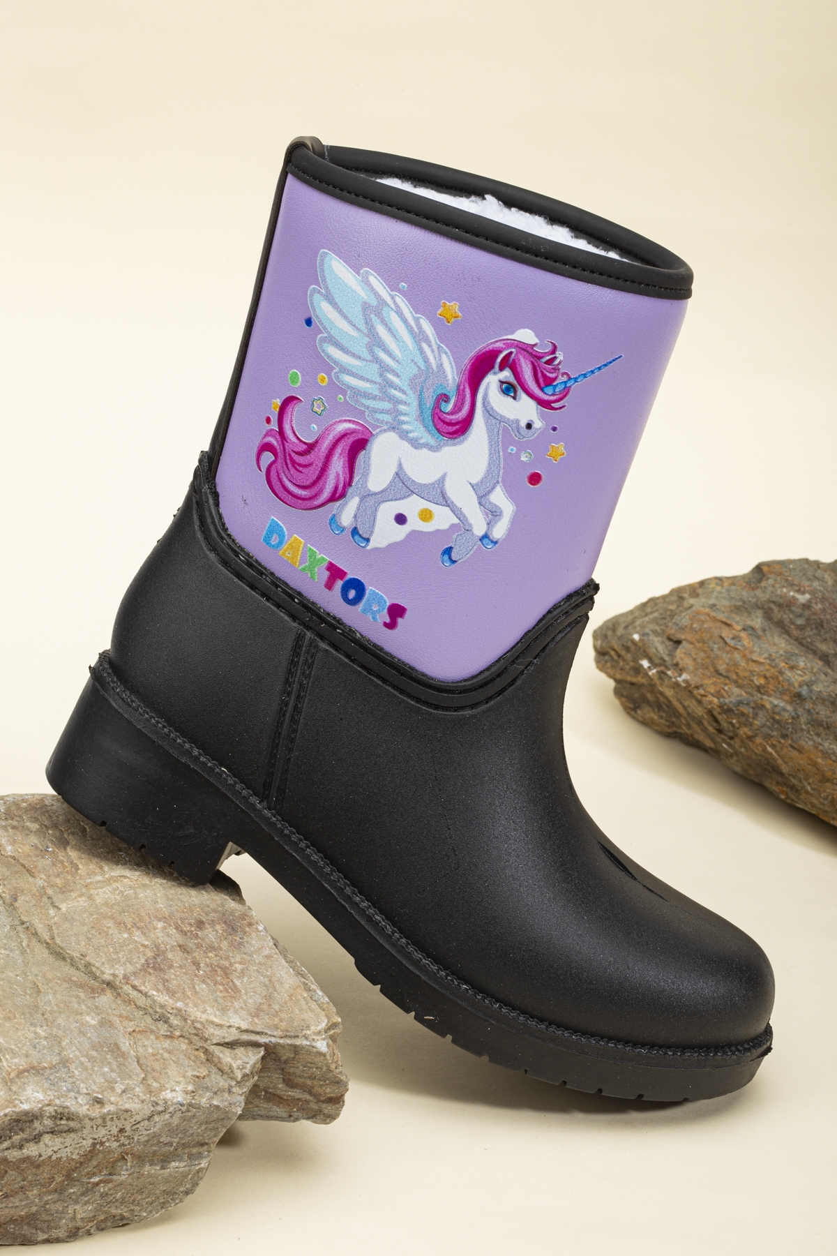 Garantili Prenses Su Ve Soğuk Geçirmez Kız Çocuk Kar Botu Ve Çizme - Görsel 5