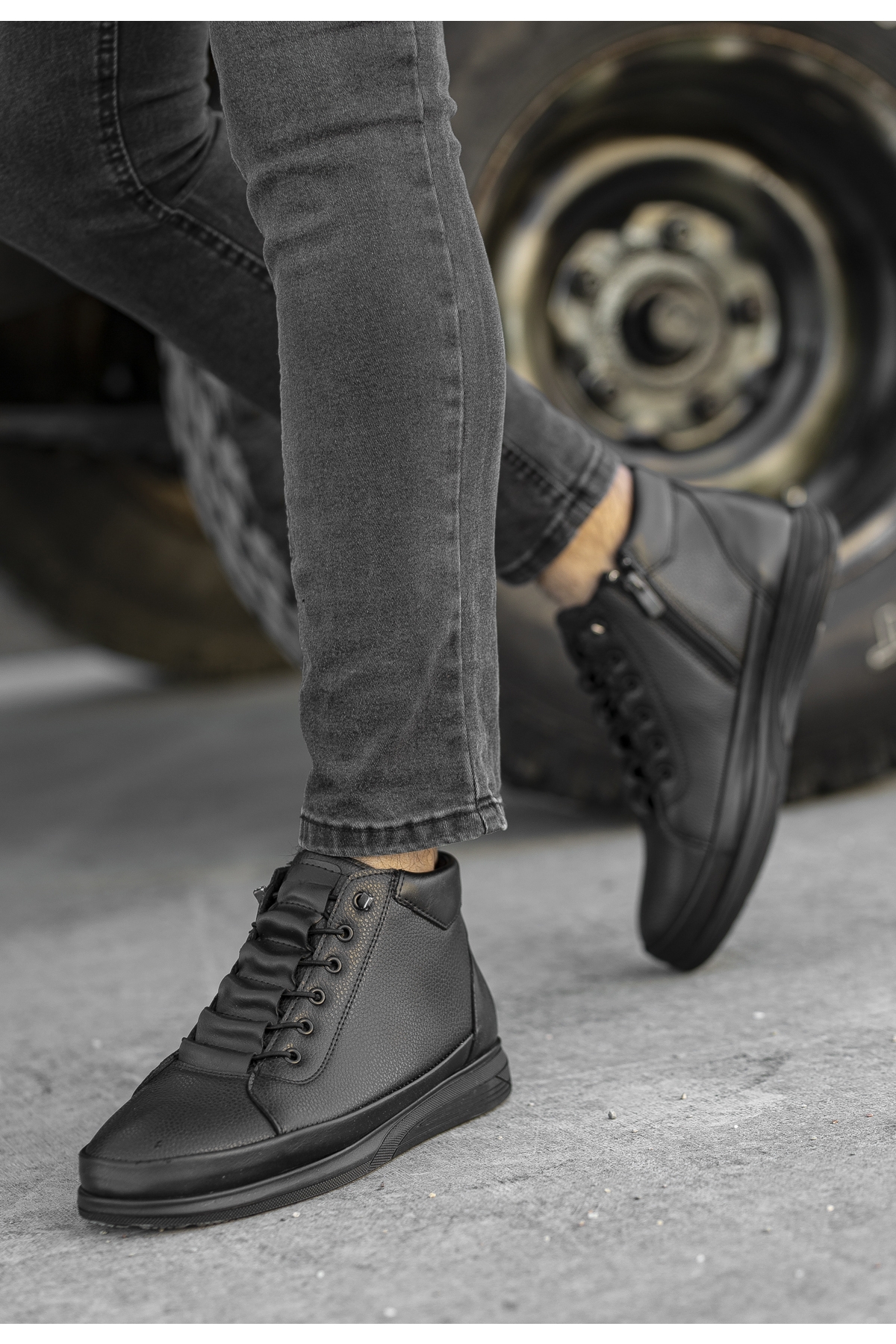 Garantili D877 Soğuk Geçirmez Erkek Bot - Görsel 2