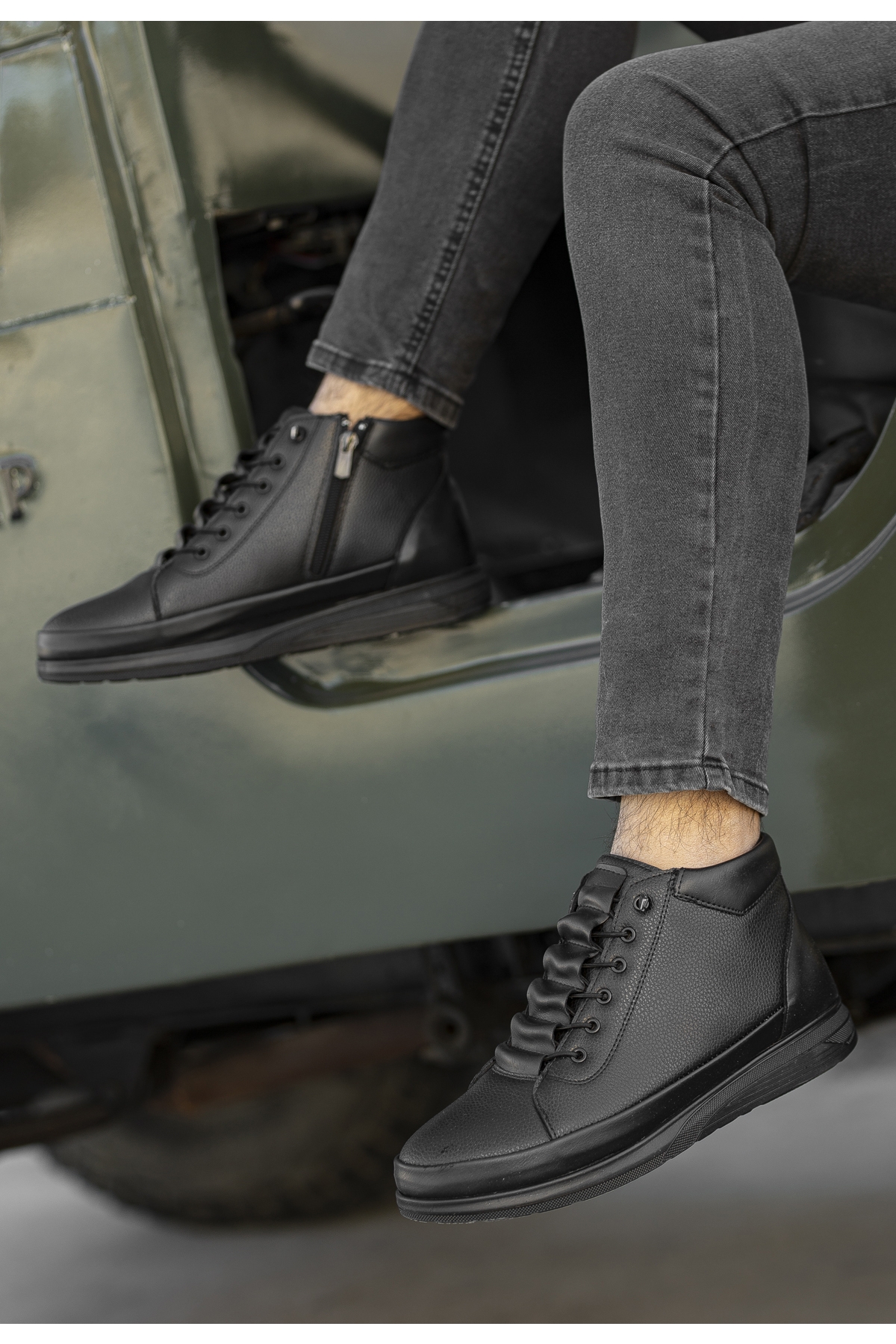 Garantili D877 Soğuk Geçirmez Erkek Bot - Görsel 4