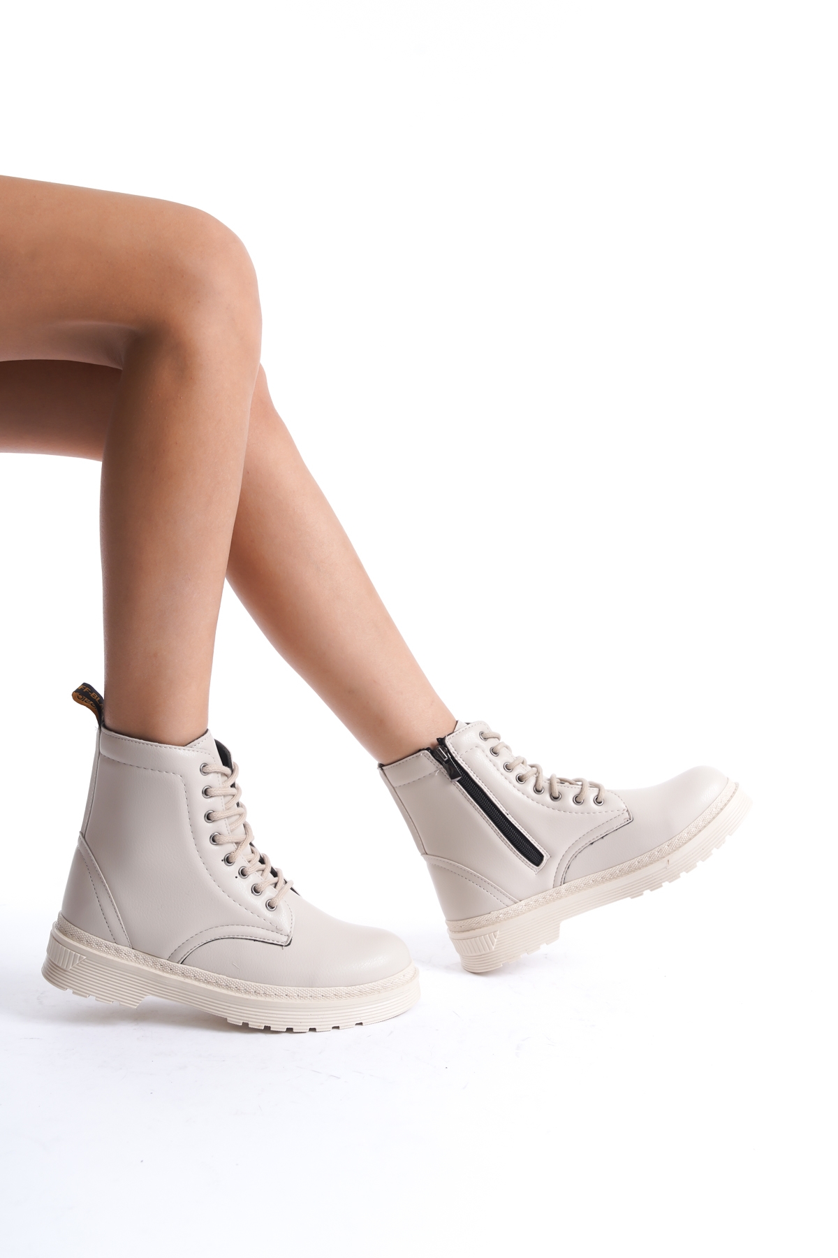 Garantili D0901 Ortopedik Kadın Fermuarlı Bot - Görsel 6