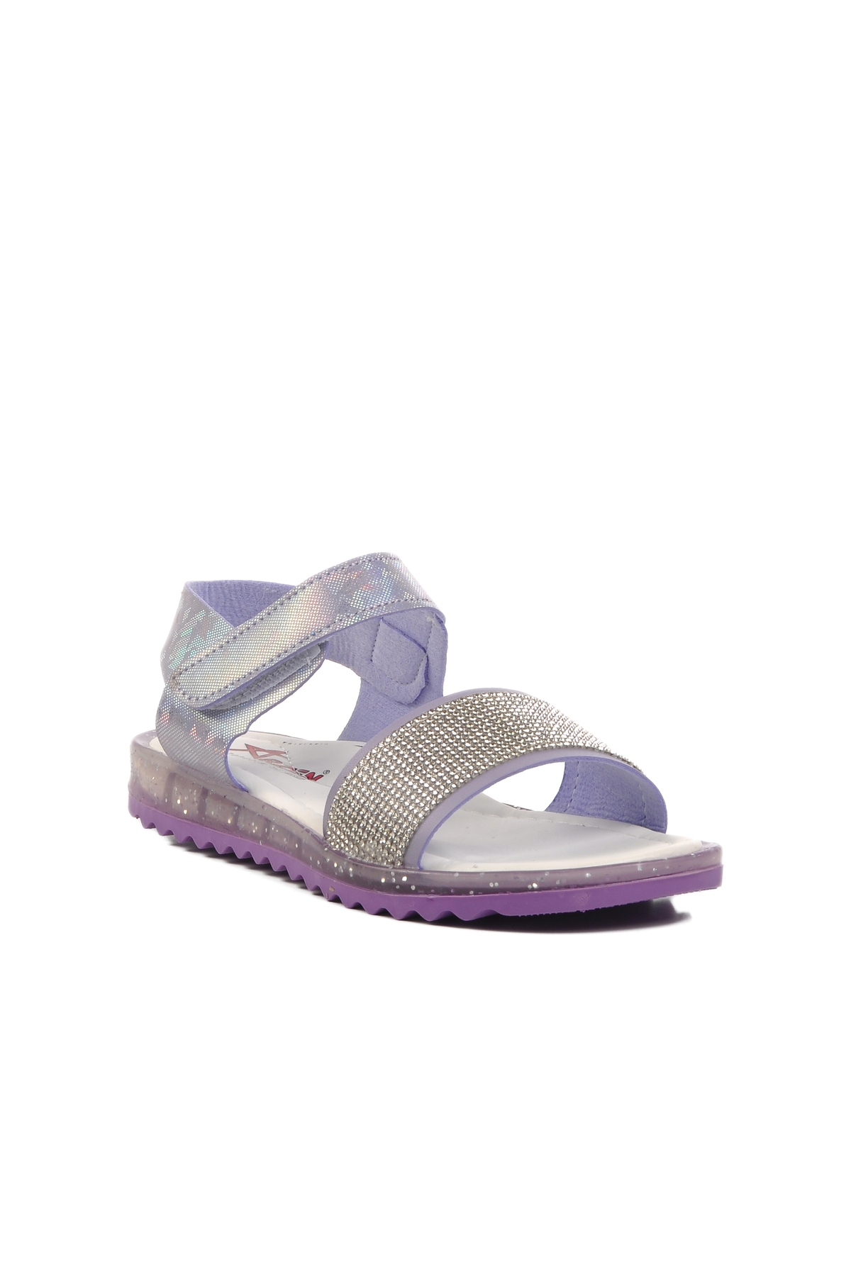 Lila Simli Ortopedik Kız Çocuk Sandalet 24-408 P - Görsel 4