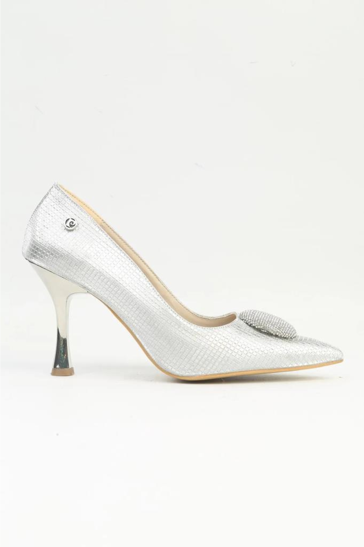 54031 Kadın Abiye Taşlı Stiletto Ayakkabı - Görsel 2