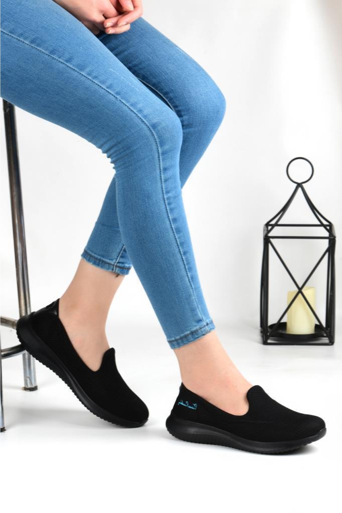 PC-30168 Ortopedik Kadın Bağcıksız Spor Ayakkabı - Görsel 2