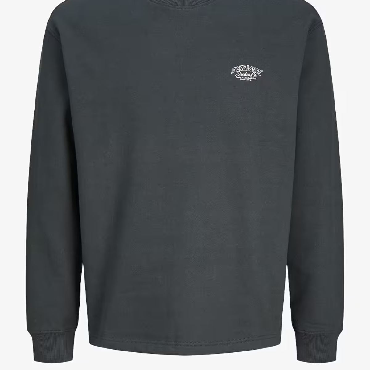 Jack & Jones JCONIGHT Sweat à Col Rond Pour Enfant FST JNR, Noir , 10 Ans