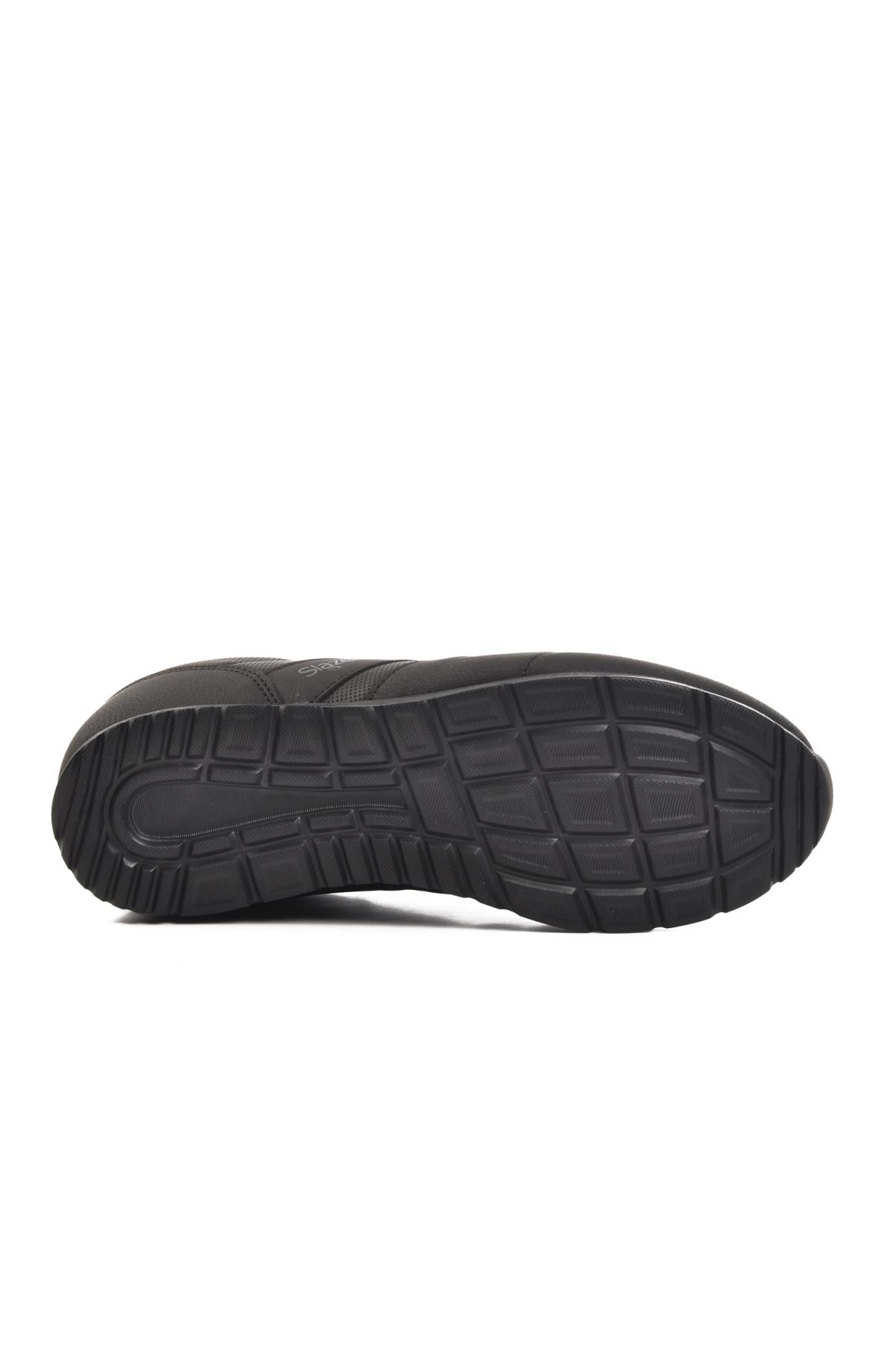 Elraen Siyah Unisex Spor Ayakkabı - Görsel 6