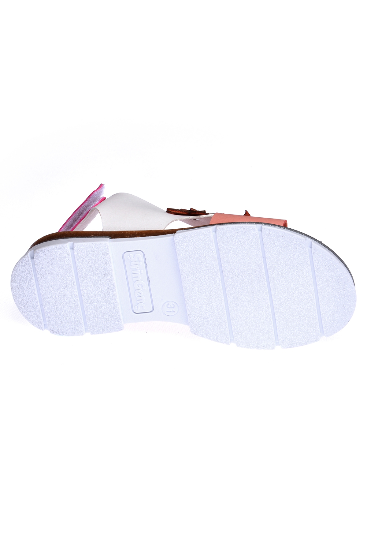 Kiko Kids Kiko Kids Günlük Kız Çocuk Bebe Sandalet Şb 22722440-49 Beyaz - Somon Sandalet & Terlik | Flo Beyaz - 5. görsel