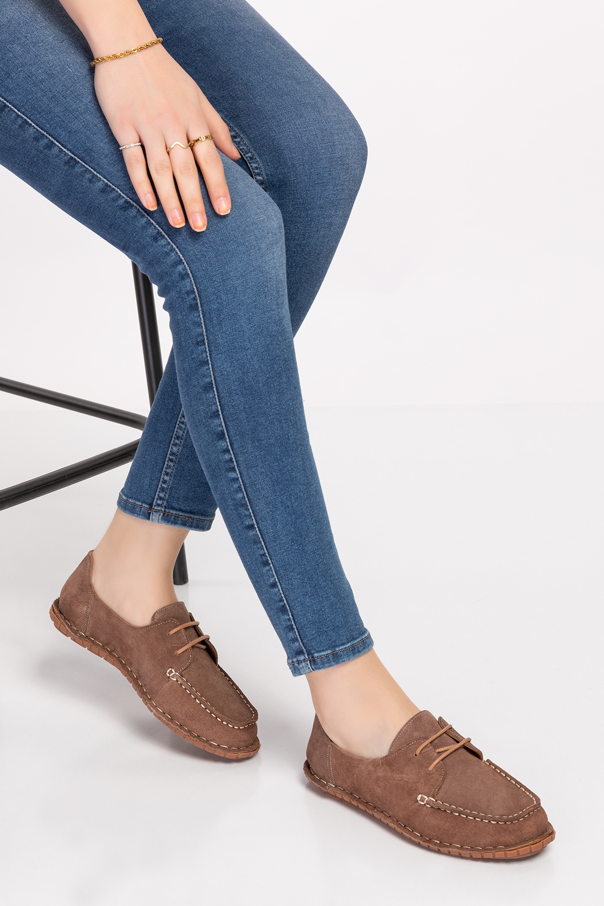 Gondol Hakiki Deri Esnek Hafif Loafer Ayakkabı esl.602 - Görsel 4