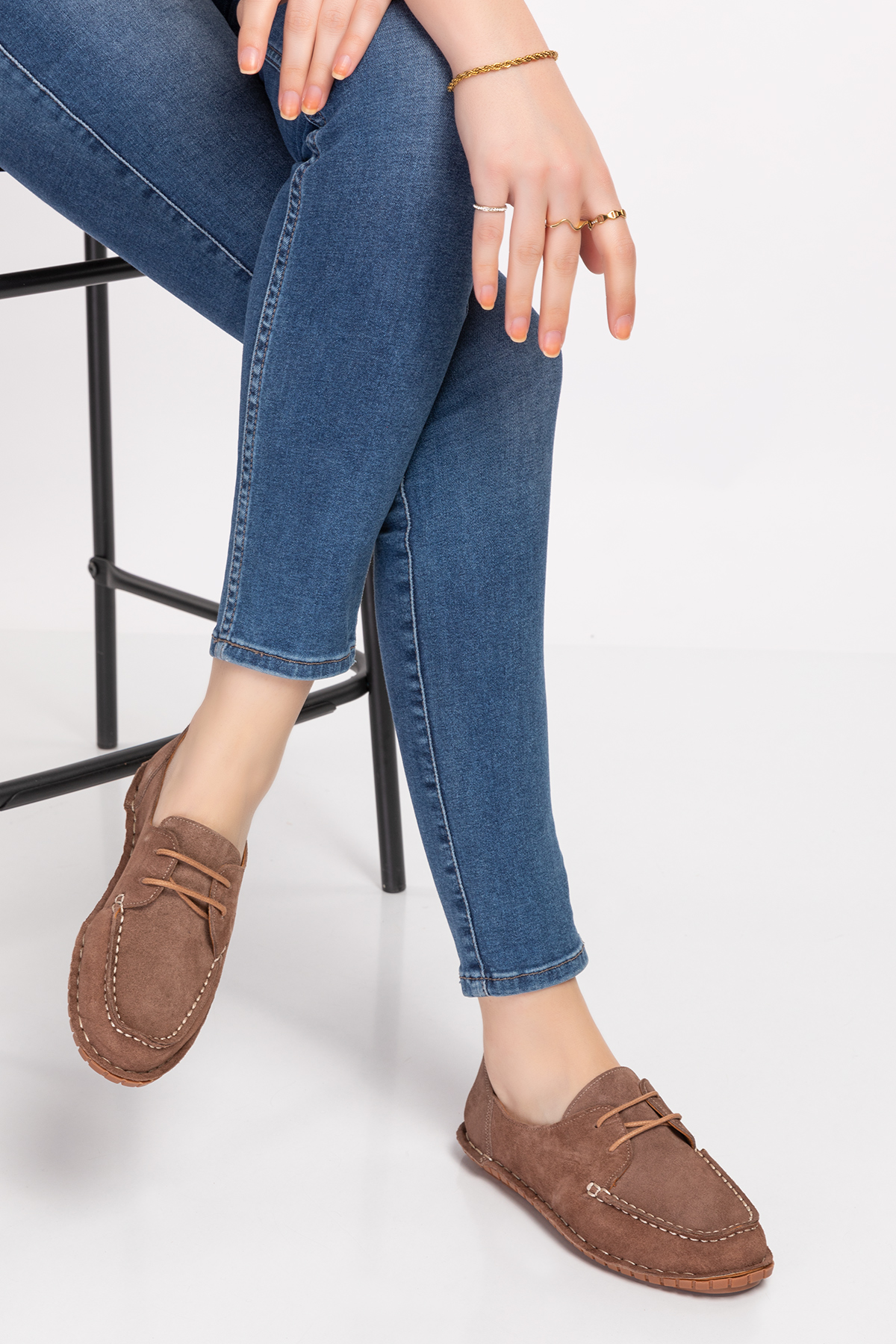 Gondol Hakiki Deri Esnek Hafif Loafer Ayakkabı esl.602 - Görsel 5