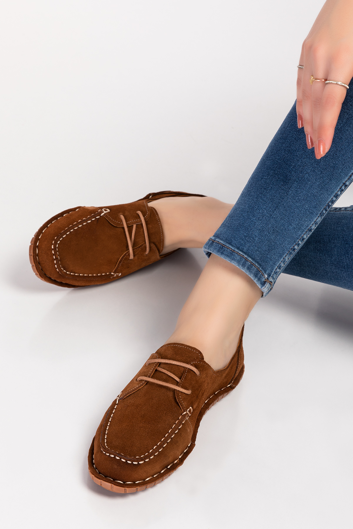 Gondol Hakiki Deri Esnek Hafif Loafer Ayakkabı esl.602 - Görsel 3