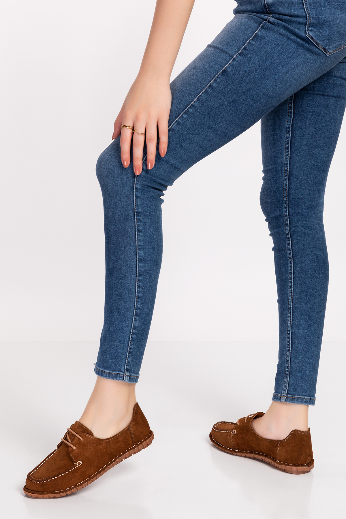 Gondol Hakiki Deri Esnek Hafif Loafer Ayakkabı esl.602 - Görsel 5