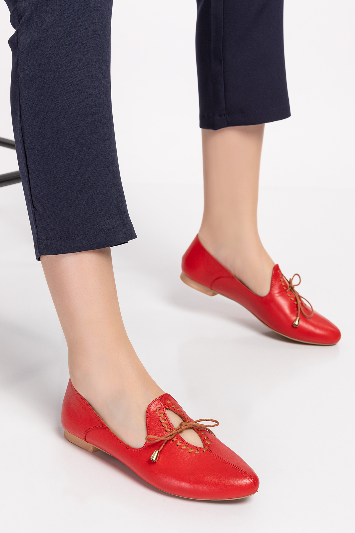 Gondol Hakiki Deri Günlük Babet esl.300 - Görsel 2