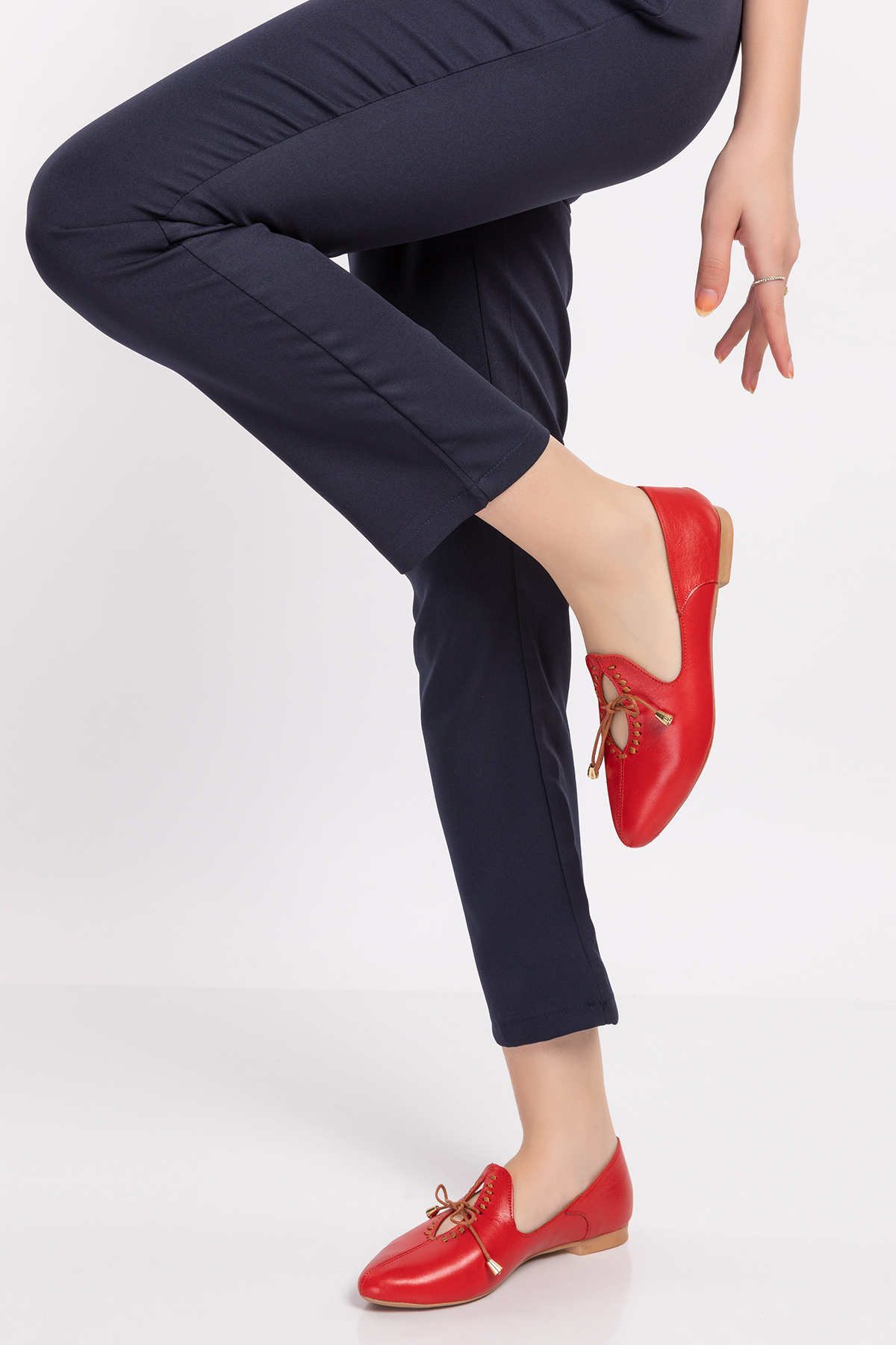 Gondol Hakiki Deri Günlük Babet esl.300 - Görsel 6