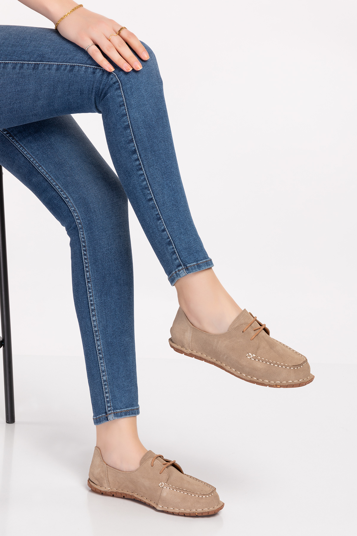 Gondol Hakiki Deri Esnek Hafif Loafer Ayakkabı esl.602 - Görsel 2