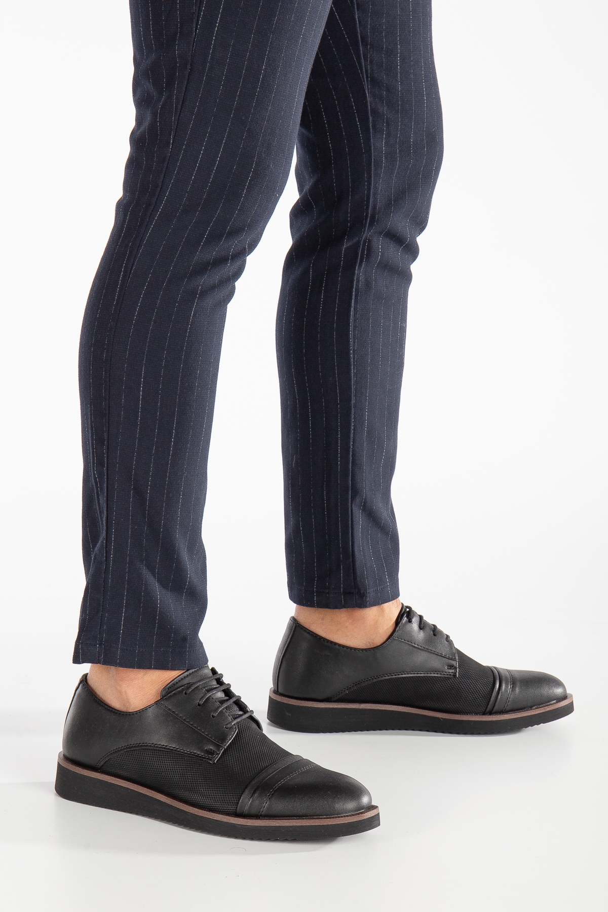 Daxtors Daxtors Siyah Garantili D481 Günlük Ortopedik Erkek Klasik Ayakkabı | Flo Siyah - 8. görsel